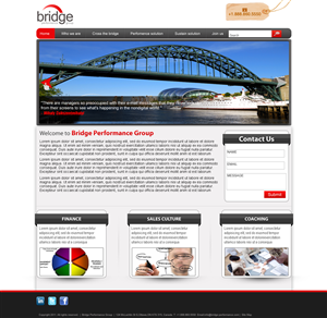 Diseño Web por MAS para Bridge Performance Group Inc. | Diseño: #1297412