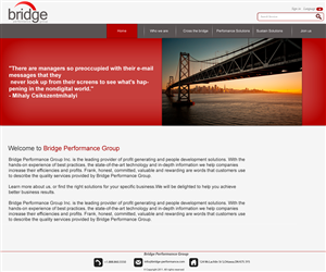 Diseño Web por MAS para Bridge Performance Group Inc. | Diseño: #1300609