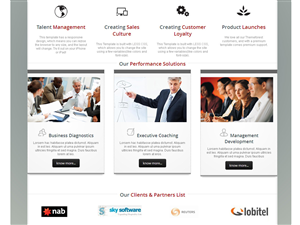 Diseño Web por macrodesignstudio para Bridge Performance Group Inc. | Diseño: #1291614
