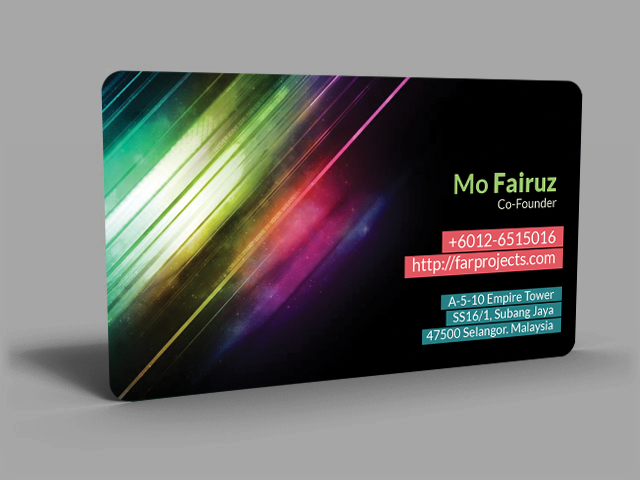 Business Card Design by  Artman for F.A.R Projects SDN. BHD. | Design #4534859