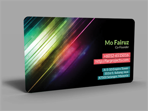 Business Card Design by  Artman for F.A.R Projects SDN. BHD. | Design: #4534859