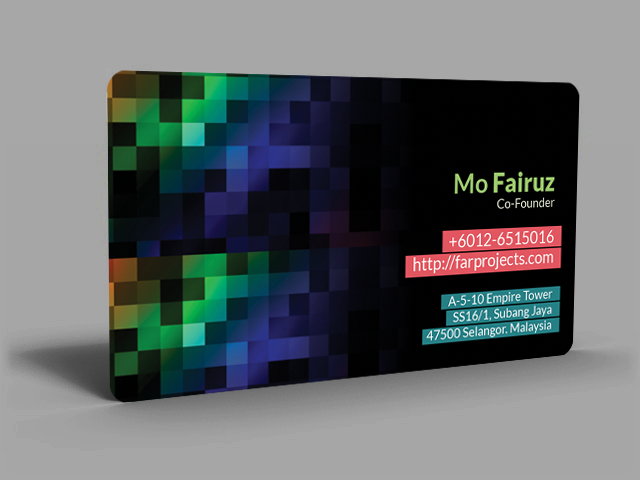 Business Card Design by  Artman for F.A.R Projects SDN. BHD. | Design #4534863