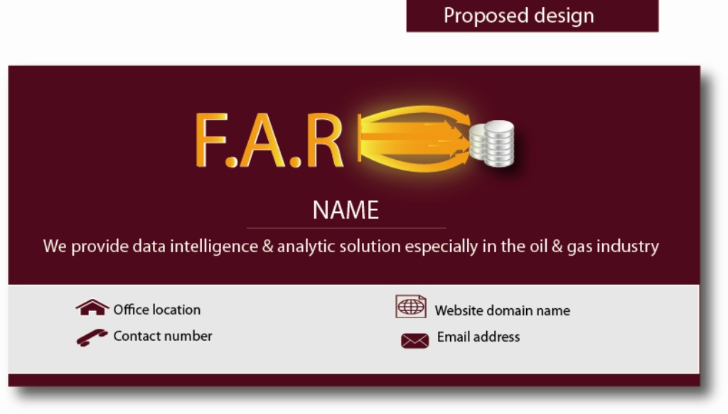 Business Card Design by shytriz for F.A.R Projects SDN. BHD. | Design #4522805
