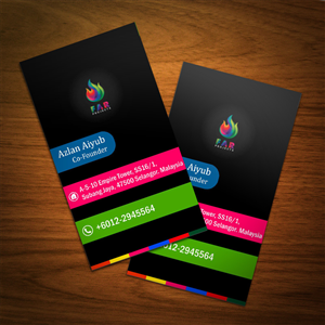Business Card Design by Abikasirajan for F.A.R Projects SDN. BHD. | Design: #4533913