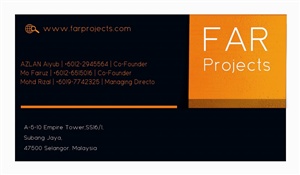 F.A.R Projects - Business Card | Diseño de Tarjeta de Presentación por Stream Graphics