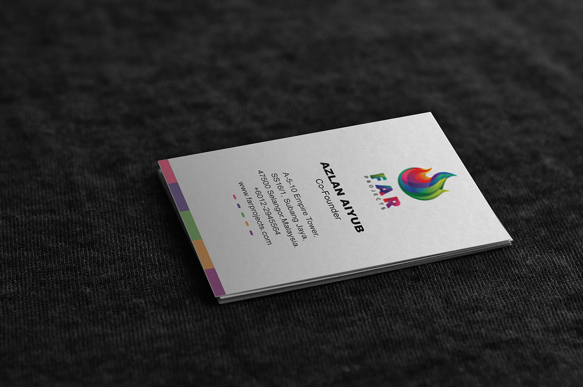 Business Card Design by David Graphics for F.A.R Projects SDN. BHD. | Design: #4533220