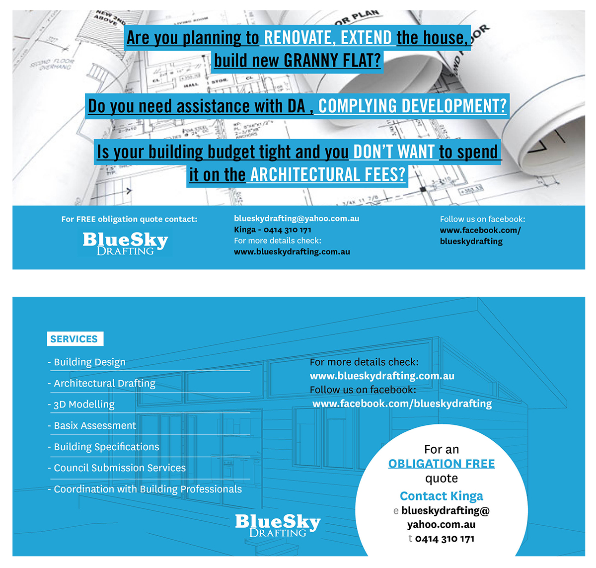 Diseño de Flyer por joshfdesign para Mebel Pty Ltd | Diseño #4513833