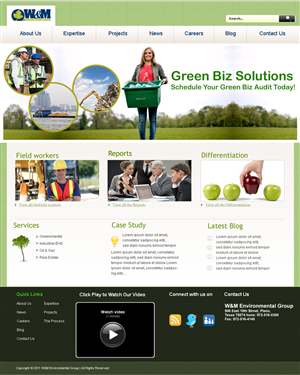 Web Design by webwinner for Atomic Design & Consulting | Design: #200466