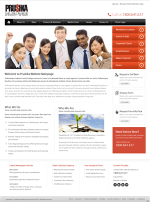 Web Design by pb for this project | Design: #1282112