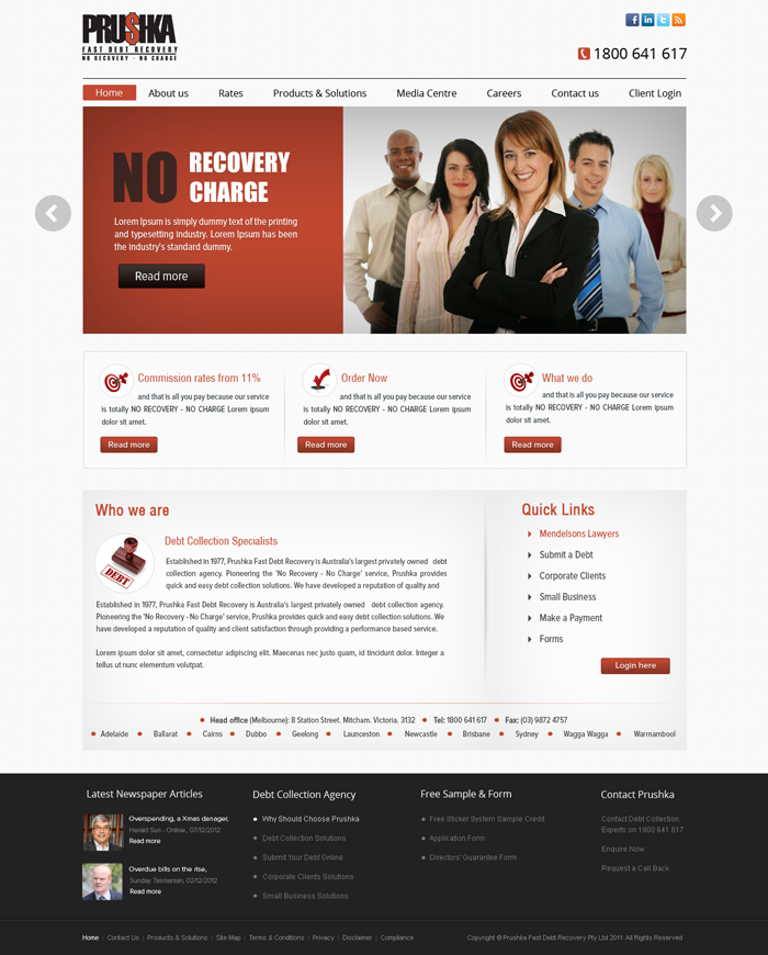 Web Design by the-lion-king for this project | Design #1282359