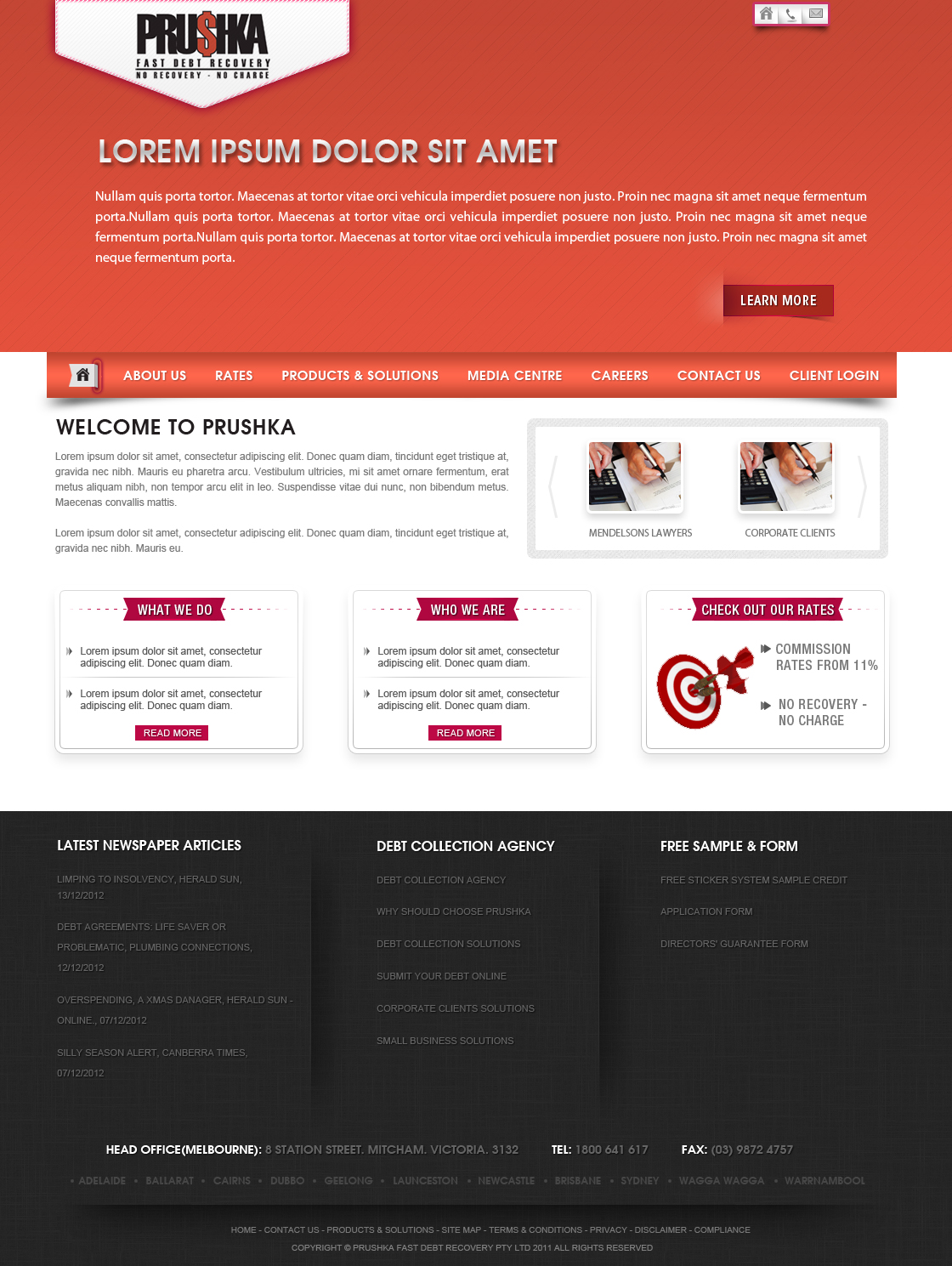 Web Design by Eminents Infosoft for this project | Design #1288805