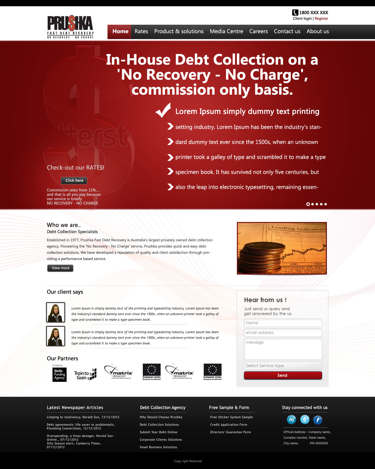 Web Design by WirePaper for this project | Design #1292056