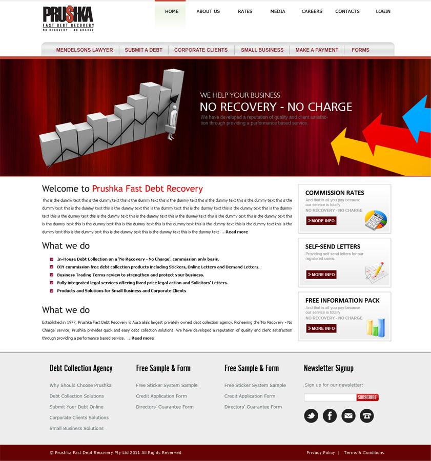 Web Design by Saleems for this project | Design #1288025
