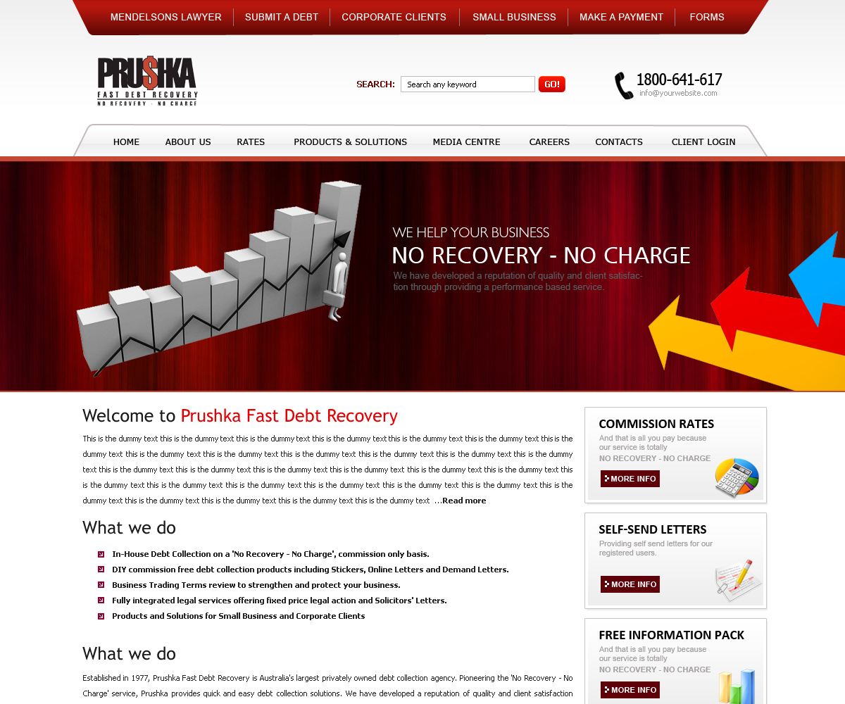 Web Design by Saleems for this project | Design #1288075
