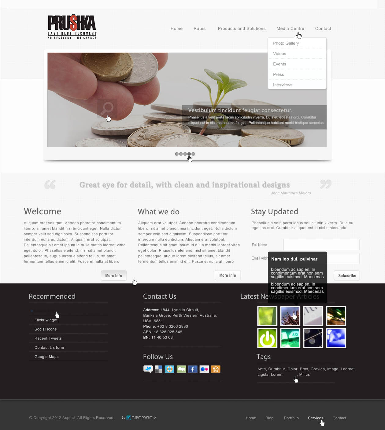Diseño Web por Cromapix para este proyecto | Diseño #1285351