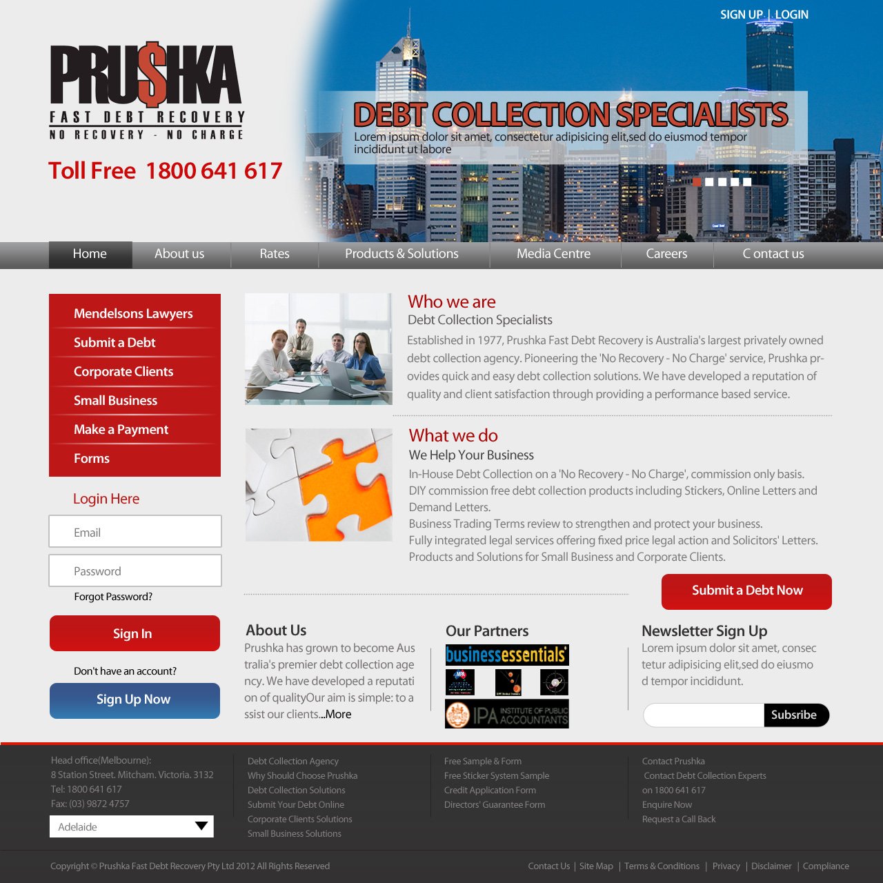 Web Design by G & M for this project | Design #1286556
