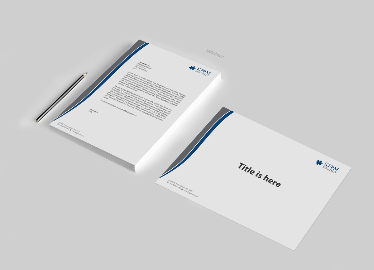 Letterhead Design by asimali for KPPM | Design #1306664