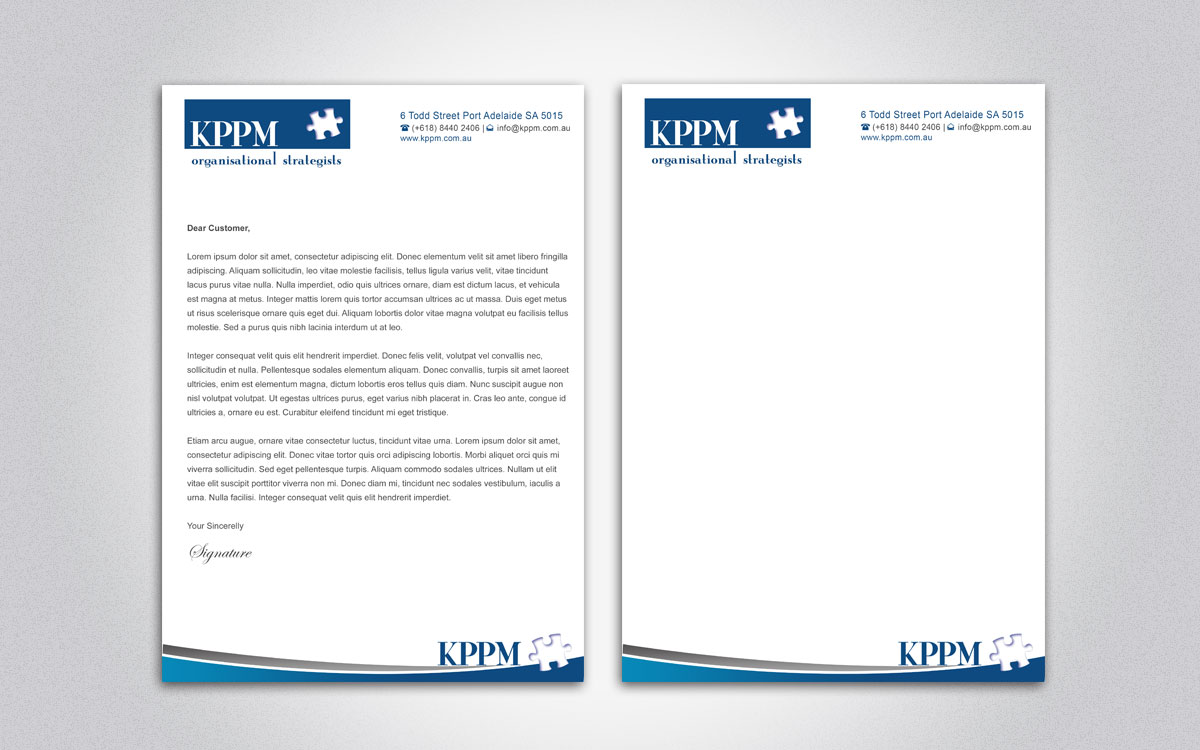 Diseño de Membrete por antigrafis para KPPM | Diseño #1299651