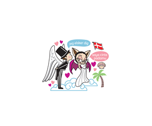 A design for temporary tattoo for a wedding | Tattoo Design by Allen Mercer