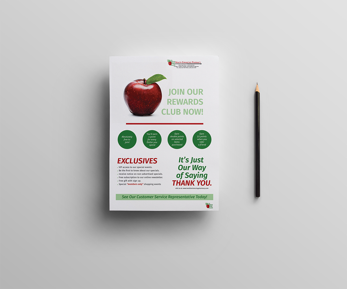 Flyer-Design von Owtee-TheDreamer. für Health Enhancing Pharmacy | Design #4511359