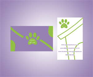 Graces Pet Care | Business Card Design by eikwox