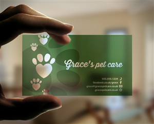 Graces Pet Care | Business Card Design by ejcx