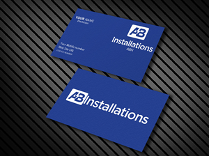 Visitenkarten-Design von Pixi Dust für AB Installations | Design: #4509415