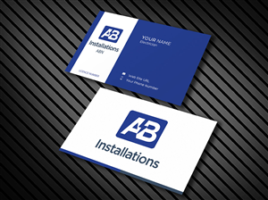 Visitenkarten-Design von Pixi Dust für AB Installations | Design: #4509420