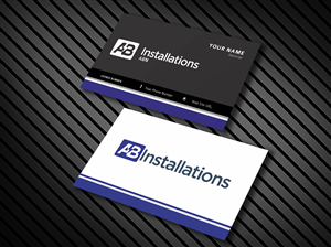Business Card Design by Pixi Dust for AB Installations | Design: #4509441
