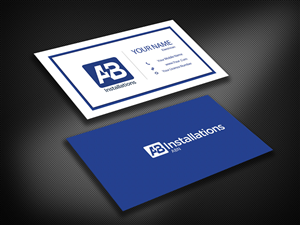 Business Card Design by Pixi Dust for AB Installations | Design: #4510593