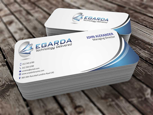 Business Card Design by szabist for egarda | Design #4539712