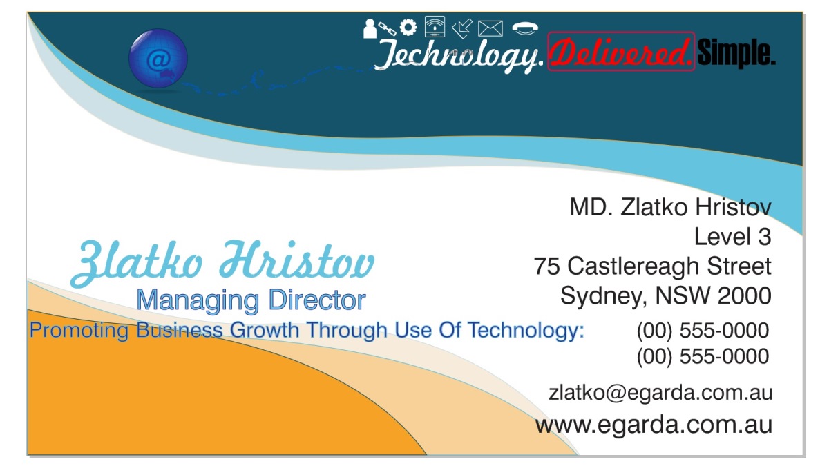 Business Card Design by iamfound74 for egarda | Design #4535689