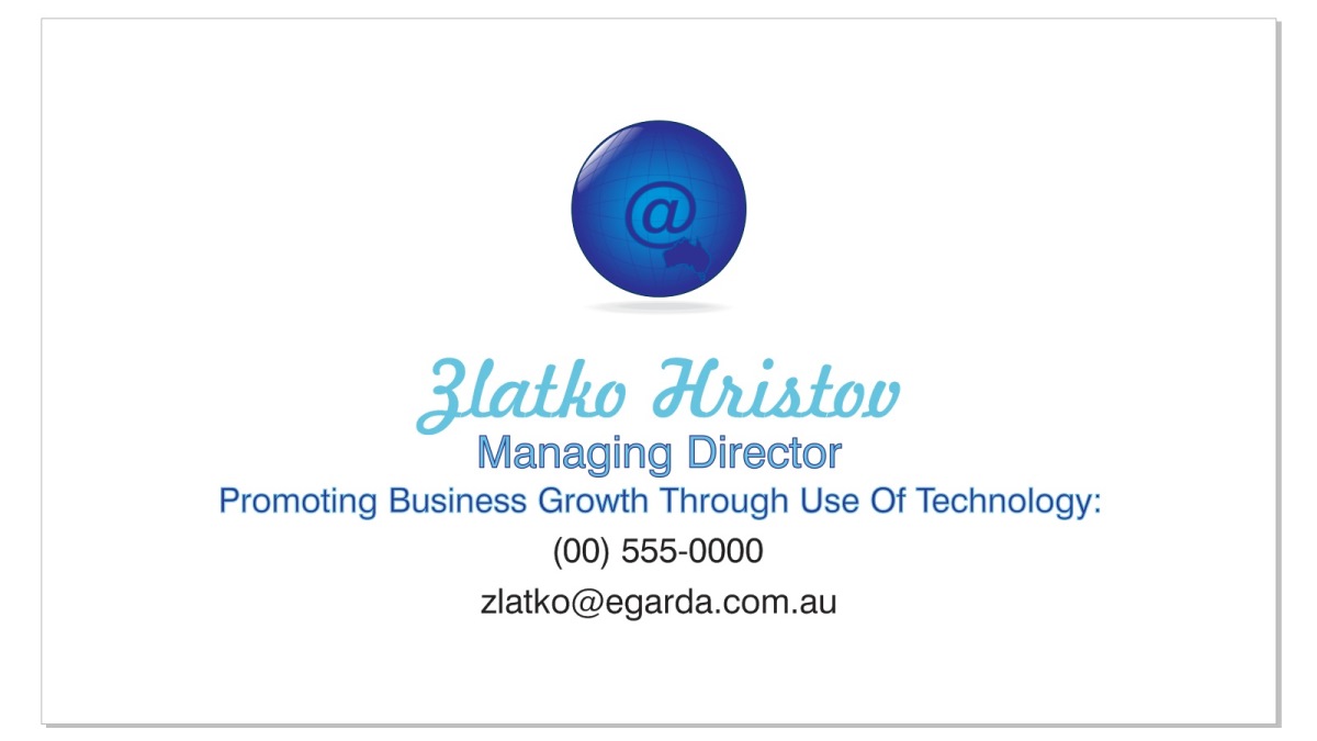 Business Card Design by iamfound74 for egarda | Design #4535702