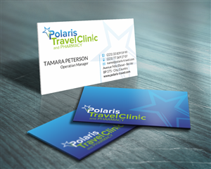 pharmacy/travel clinic business card design | Diseño de Tarjeta de Presentación por HYPdesign