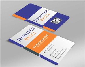Business Card Design by AwsomeD for  Jennifer  Ricci Personal Business Card | Design #4539699