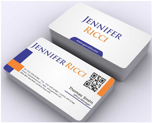 Business Card Design by AwsomeD for  Jennifer  Ricci Personal Business Card | Design: #4539701