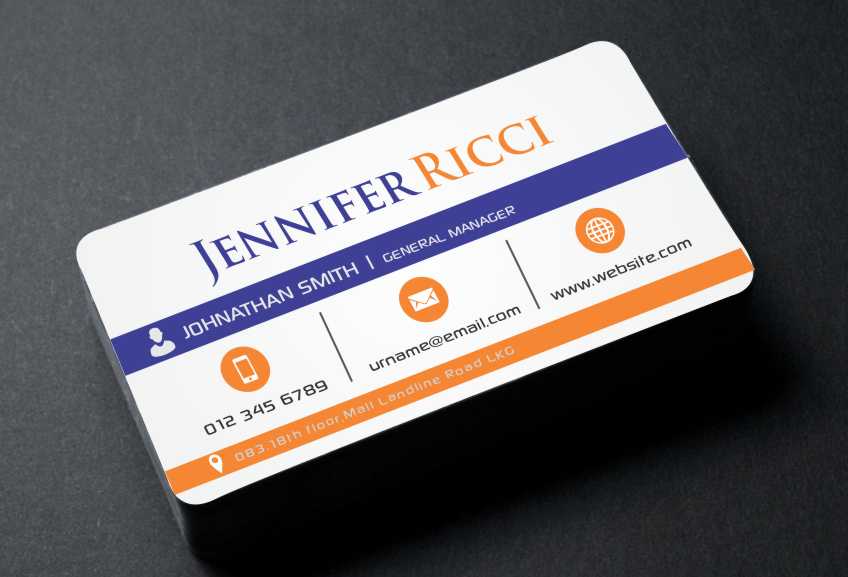 Visitenkarten-Design von AwsomeD für  Jennifer  Ricci Personal Business Card | Design #4539704