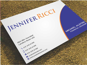 Business Card Design by AwsomeD for  Jennifer  Ricci Personal Business Card | Design: #4539711