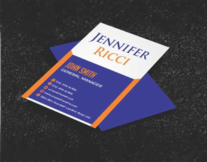 Business Card Design by AwsomeD for  Jennifer  Ricci Personal Business Card | Design: #4539717