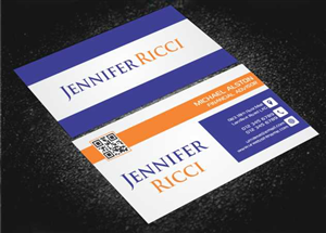 Business Card Design by AwsomeD for  Jennifer  Ricci Personal Business Card | Design: #4539722