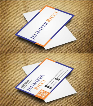 Business Card Design by AwsomeD for  Jennifer  Ricci Personal Business Card | Design: #4539726