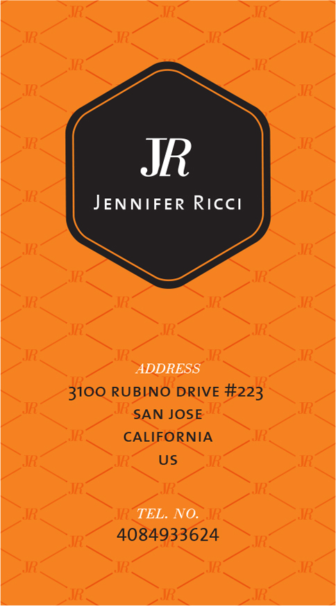 Visitenkarten-Design von NPaceStudio für  Jennifer  Ricci Personal Business Card | Design #4514577