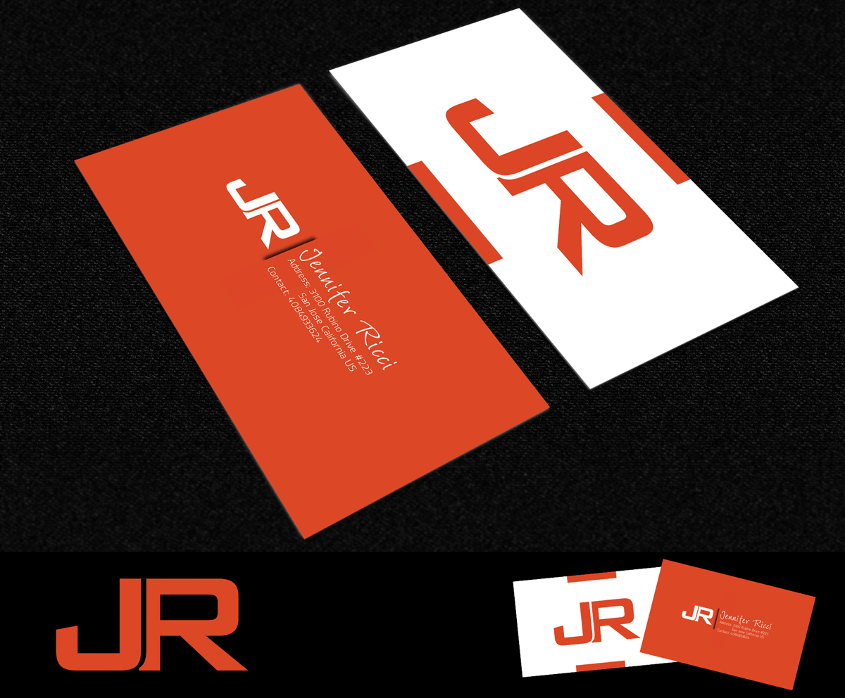 Design de Carte de Visite par Riz' pour  Jennifer  Ricci Personal Business Card | Design #4510940