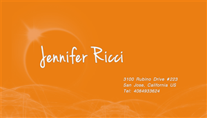 Business Card Design by kirstensagweenseen