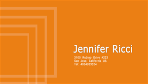 Business Card Design by kirstensagweenseen for  Jennifer  Ricci Personal Business Card | Design: #4510959