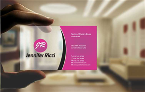 Business Card Design by szabist for  Jennifer  Ricci Personal Business Card | Design: #4539729
