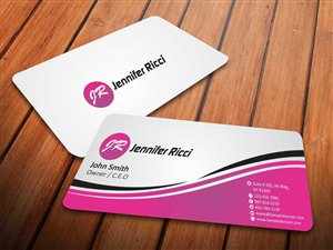 Business Card Design by szabist for  Jennifer  Ricci Personal Business Card | Design: #4539734