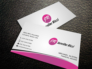 Business Card Design by szabist for  Jennifer  Ricci Personal Business Card | Design: #4539736