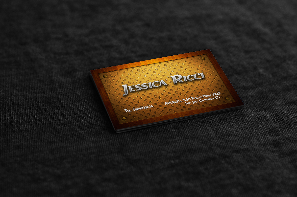 Business Card Design by JonBlake for  Jennifer  Ricci Personal Business Card | Design #4519051