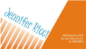 Business Card Design by Sanchez Grafix for  Jennifer  Ricci Personal Business Card | Design: #4523230